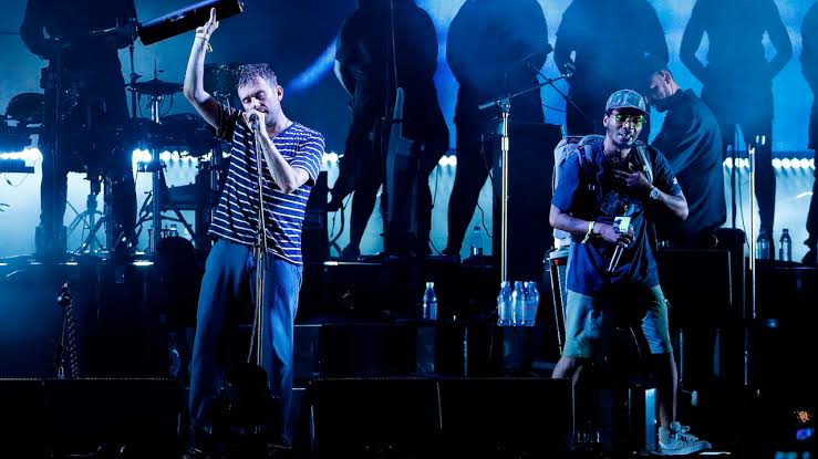Gorillaz live on tour