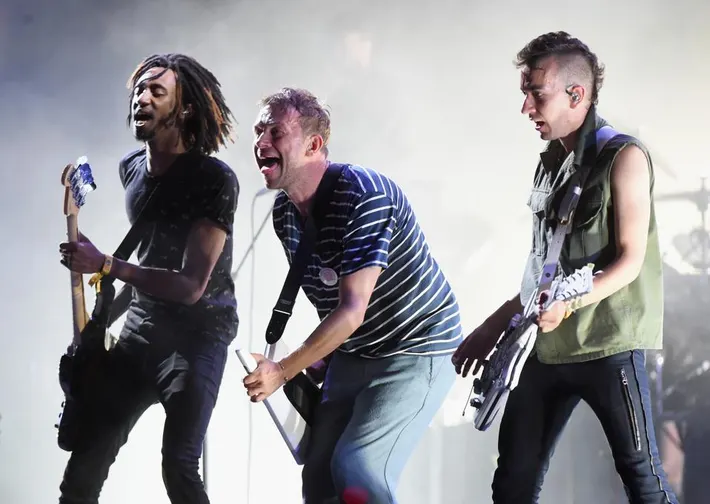 Gorillaz playing live
